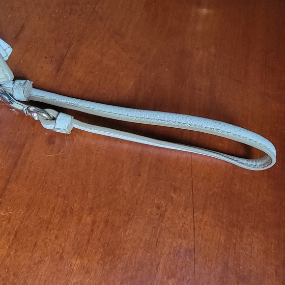 Coach Floral Wallet Wristlet Coated Canvas & White Leather 53842 - Picture 6 of 15